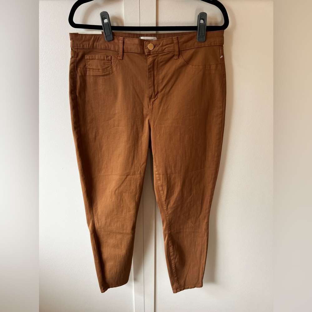 L’AGENCE Women’s‎ NWT Margot High Rise Skinny Brown Denim Pants Size 33